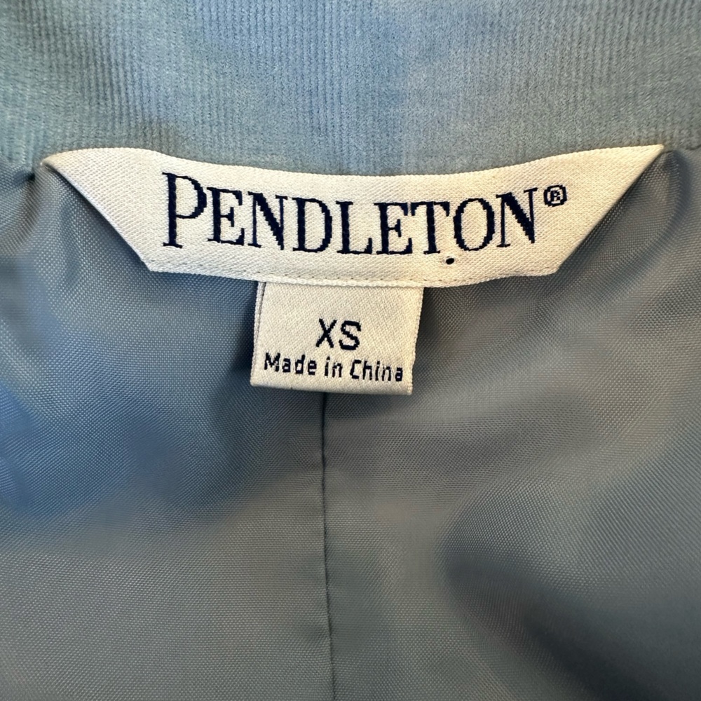 Pendleton Sky Blue 2 Button Velvet Courdaroy Ladi… - image 7